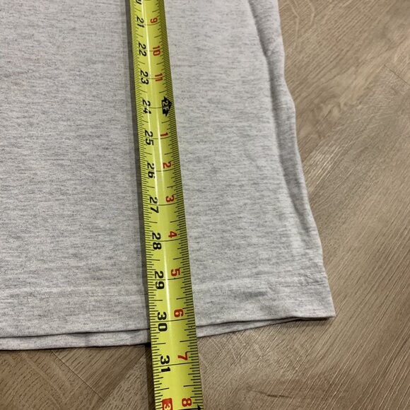 Vintage 90s Tulane University Green Wave T-Shirt Men's Large L Gray Big Graphic - Picture 8 of 8